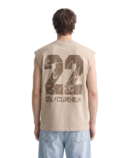 Uncommon Brown Cotton Boxy Vest