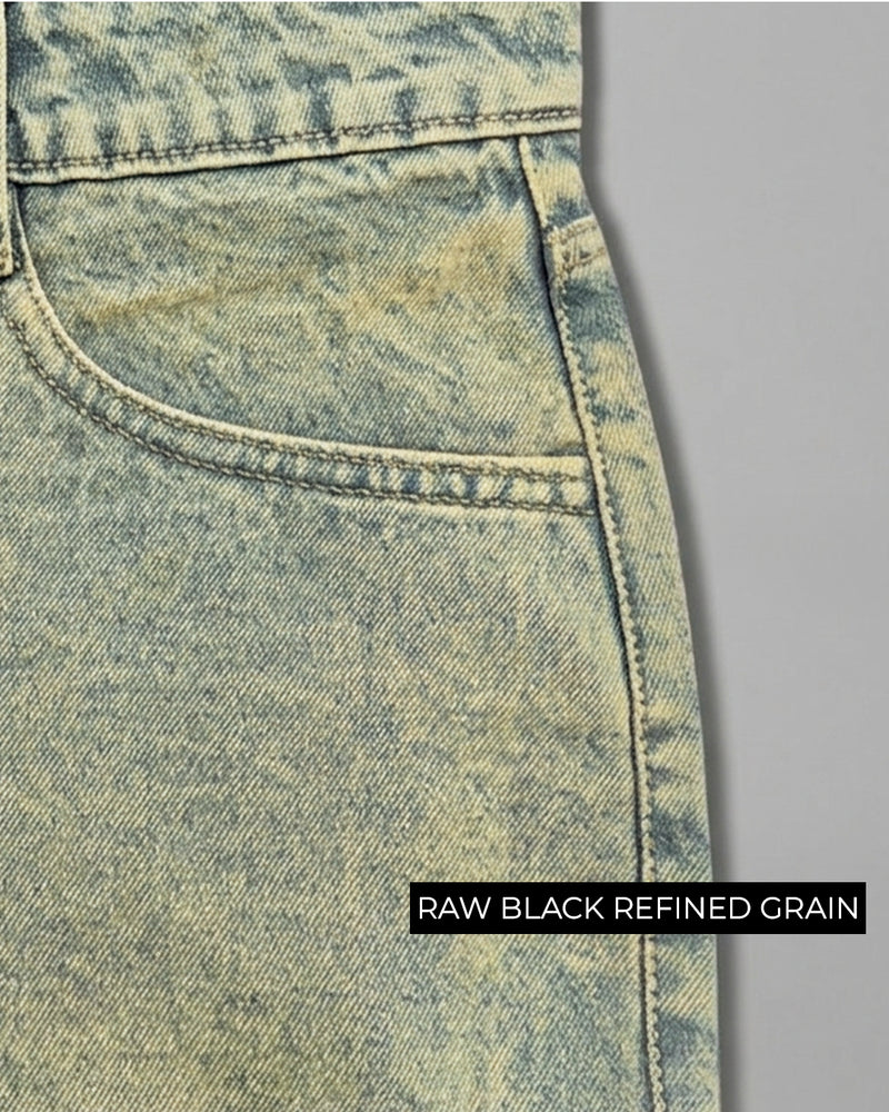 Vintage Blue Wide Flared Jeans