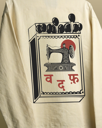 Virasat Full Sleeves Striped Shirt