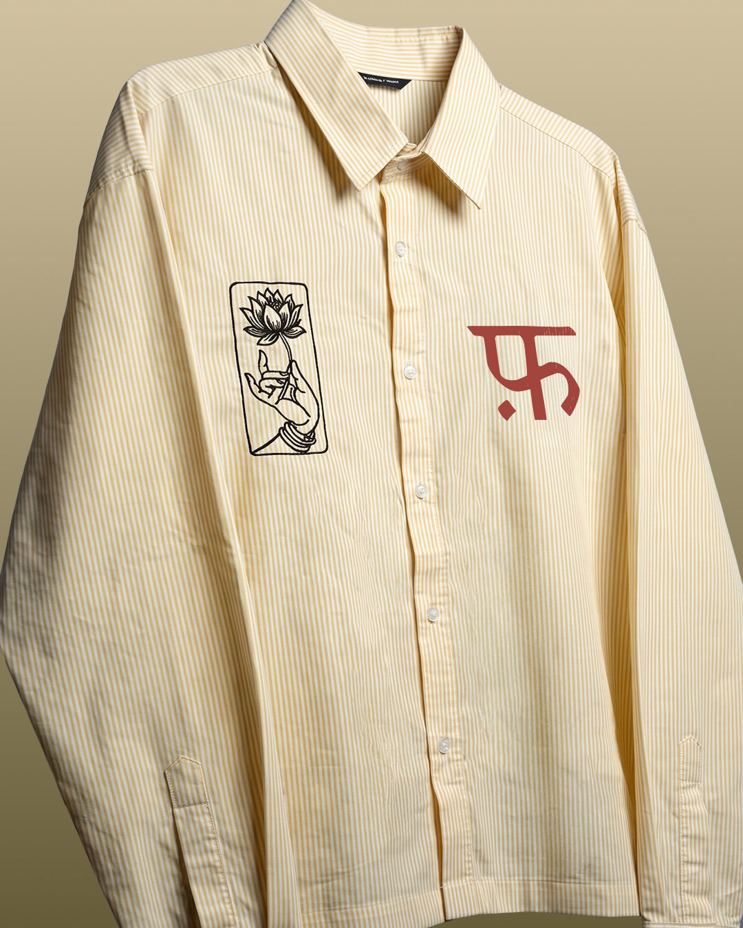 Virasat Full Sleeves Striped Shirt