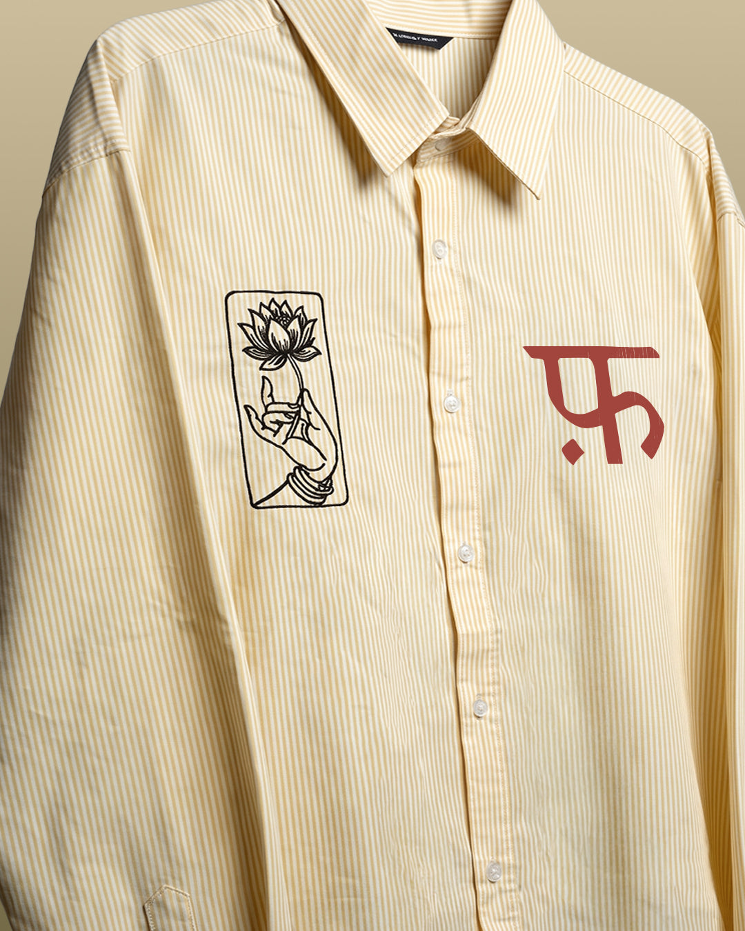 Virasat Full Sleeves Striped Shirt