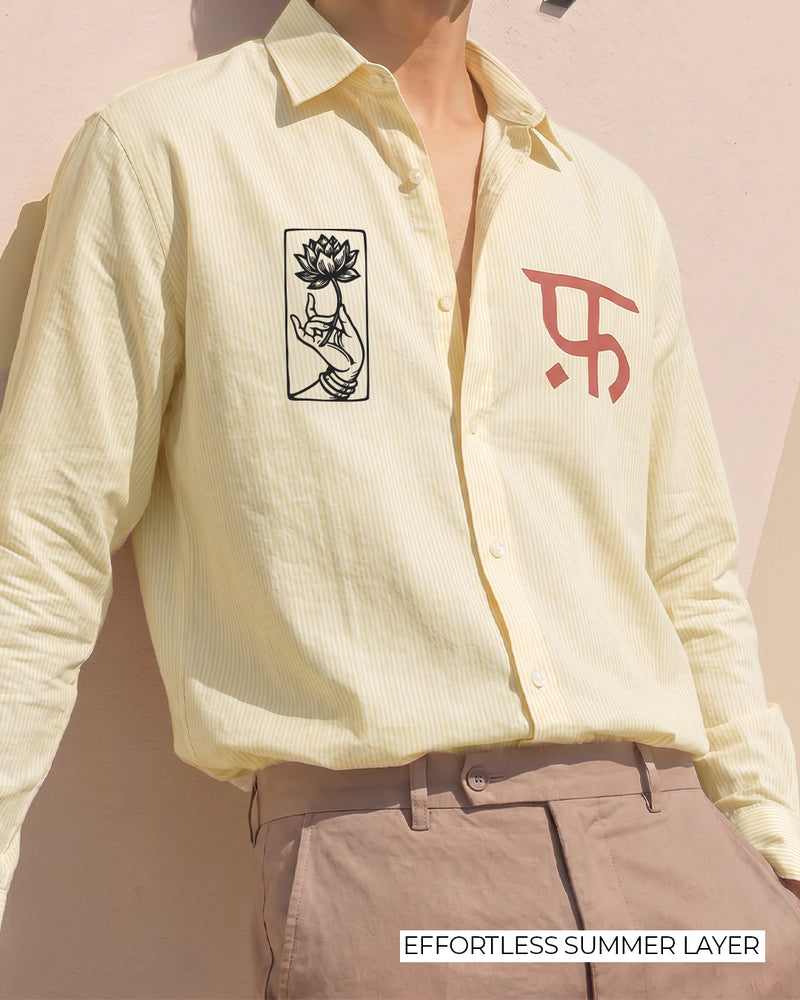 Virasat Full Sleeves Striped Shirt