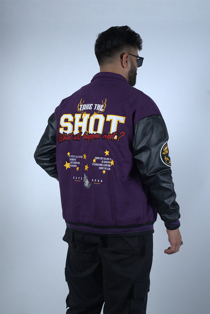 TAKE THE SHOT Varsity Jacket