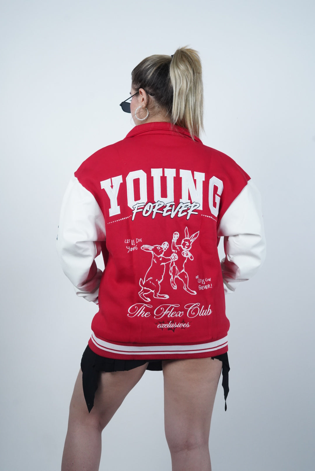 YOUNG FOREVER Varsity Jacket