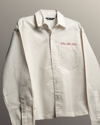 Alive Beige Striped Shirt