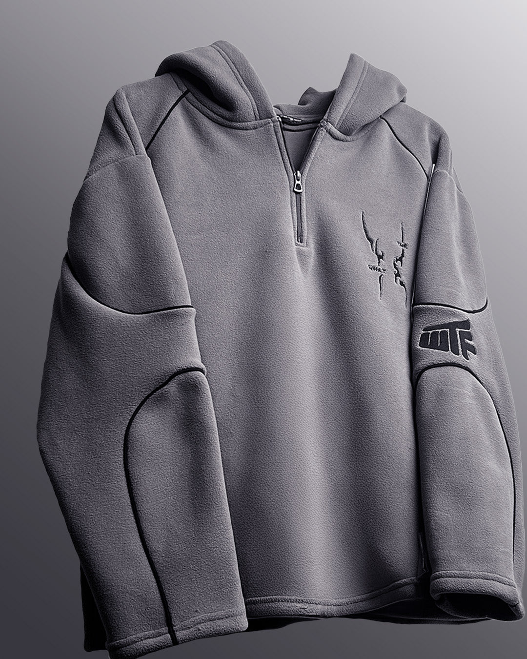 Mystery Grey Cloud Feel Hoodie
