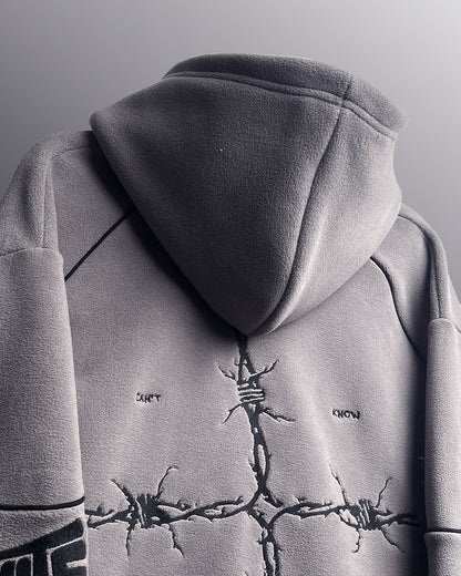 Mystery Grey Cloud Feel Hoodie