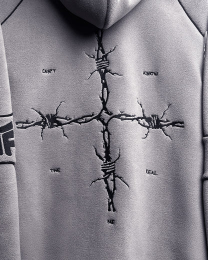 Mystery Grey Cloud Feel Hoodie