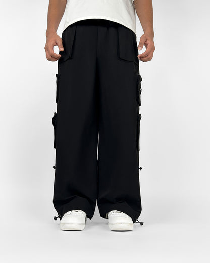 Loadout Black Parachute Pants