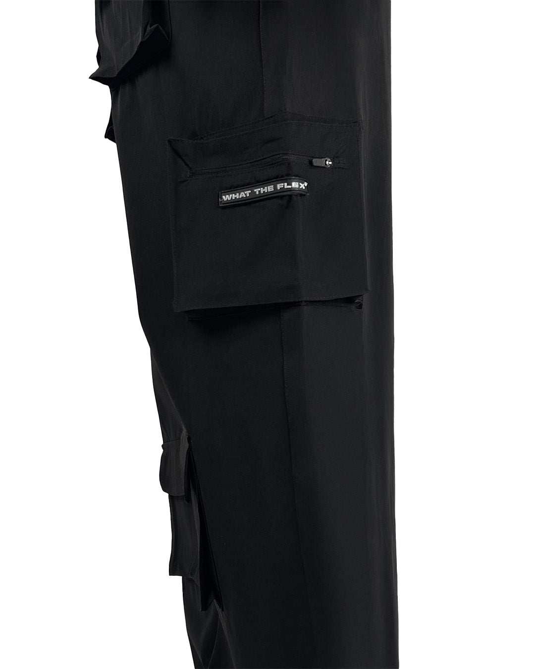 Pocket Talk Black Parachute Pants