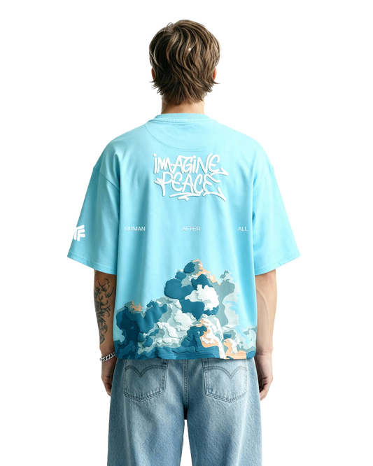 Imagine Peace Boxy-Fit T-shirt