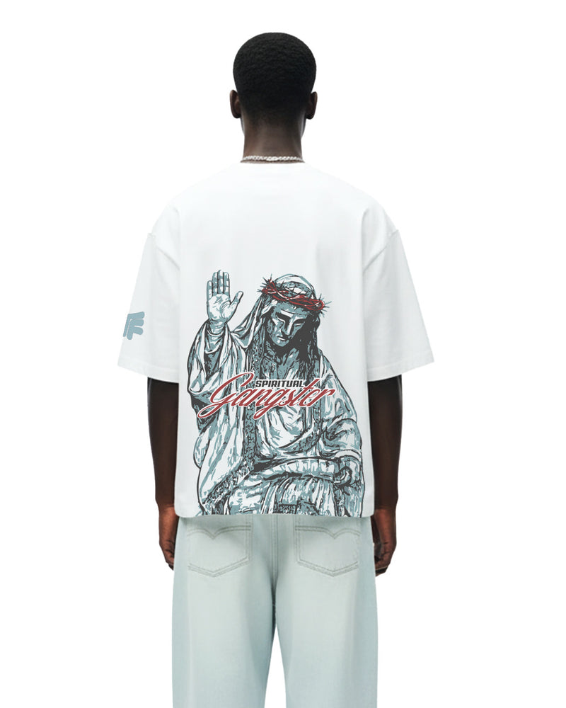 Spiritual Gangster White Heavyweight T-shirt