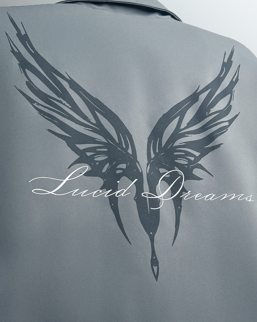 Lucid Dreams Grey Cotton Jacket