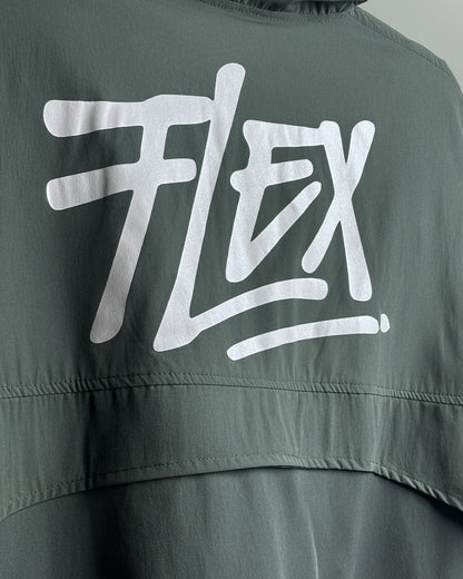 Signature Green AIr Nylon Hoodie