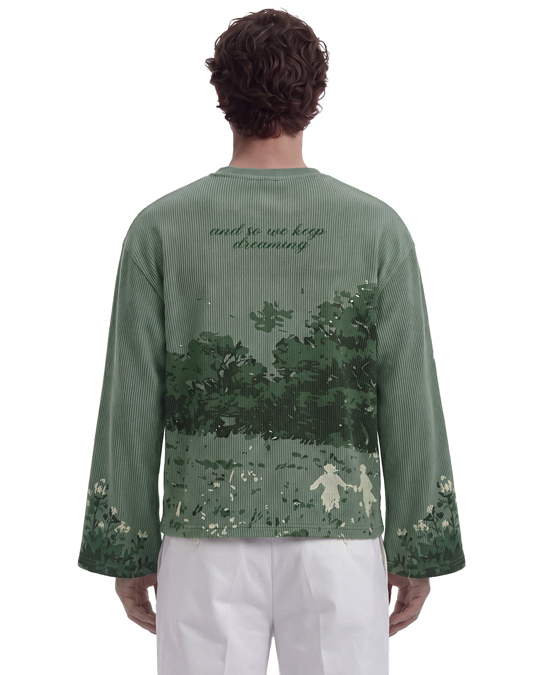 We Dream Full Sleeves Ribbed T-Shirt