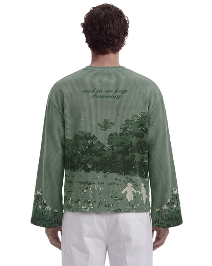 We Dream Full Sleeves Ribbed T-Shirt