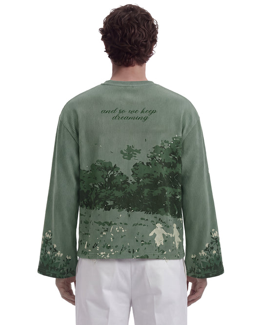 We Dream Full Sleeves Ribbed T-Shirt