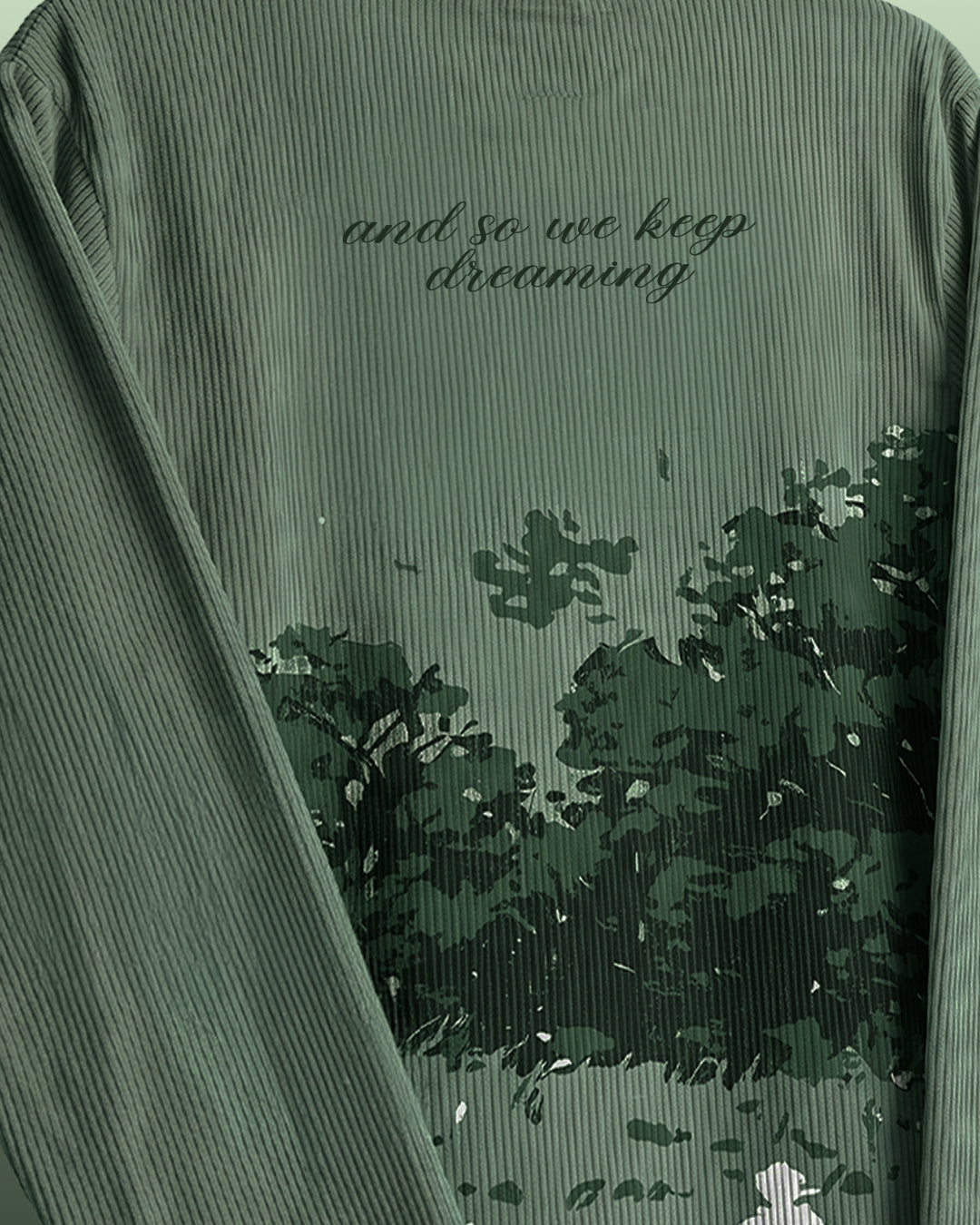 We Dream Full Sleeves Ribbed T-Shirt