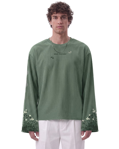 We Dream Full Sleeves Ribbed T-Shirt