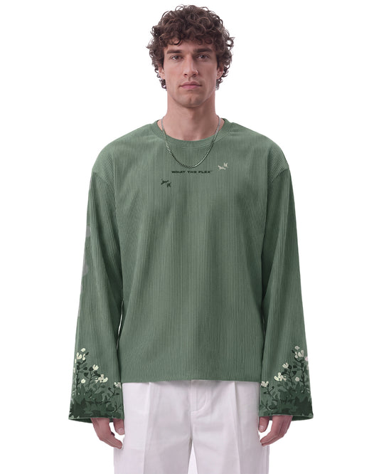We Dream Full Sleeves Ribbed T-Shirt