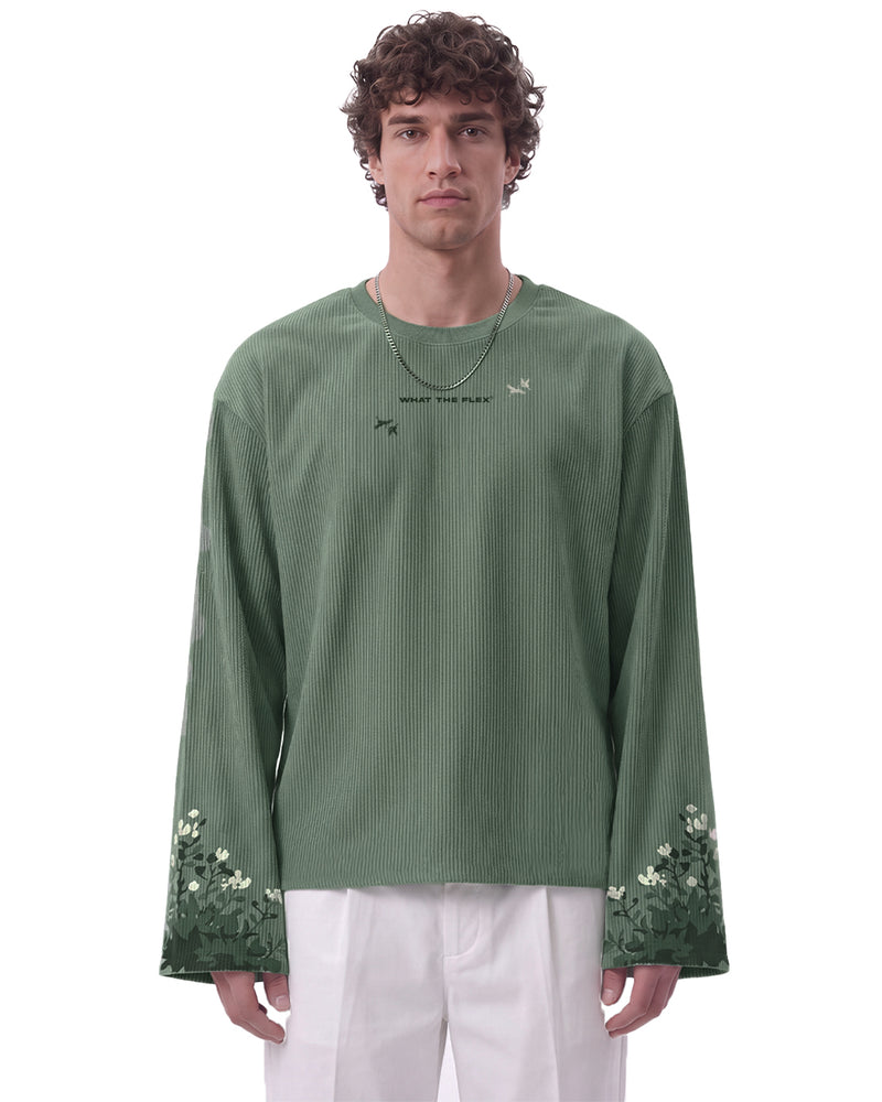 We Dream Full Sleeves Ribbed T-Shirt