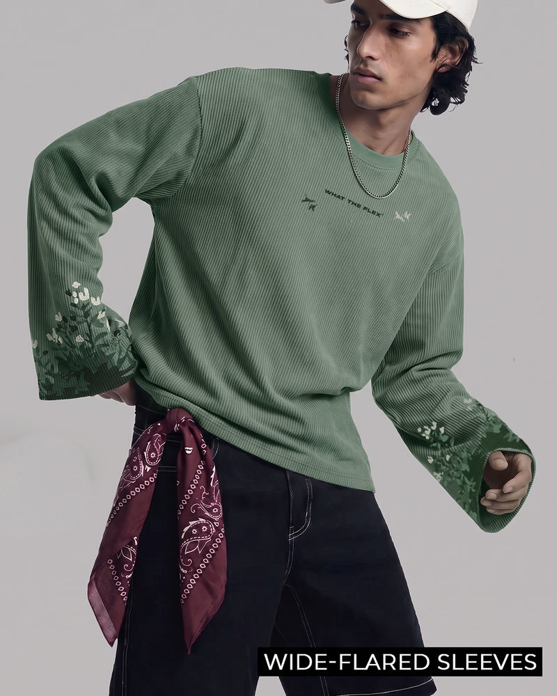 We Dream Full Sleeves Ribbed T-Shirt