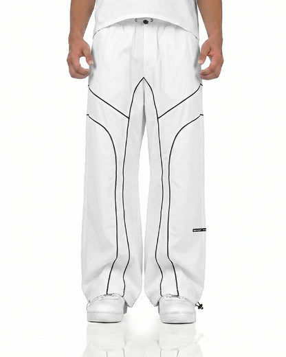 Baseline White Parachute Pants