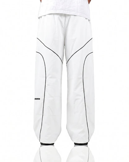 Baseline White Parachute Pants