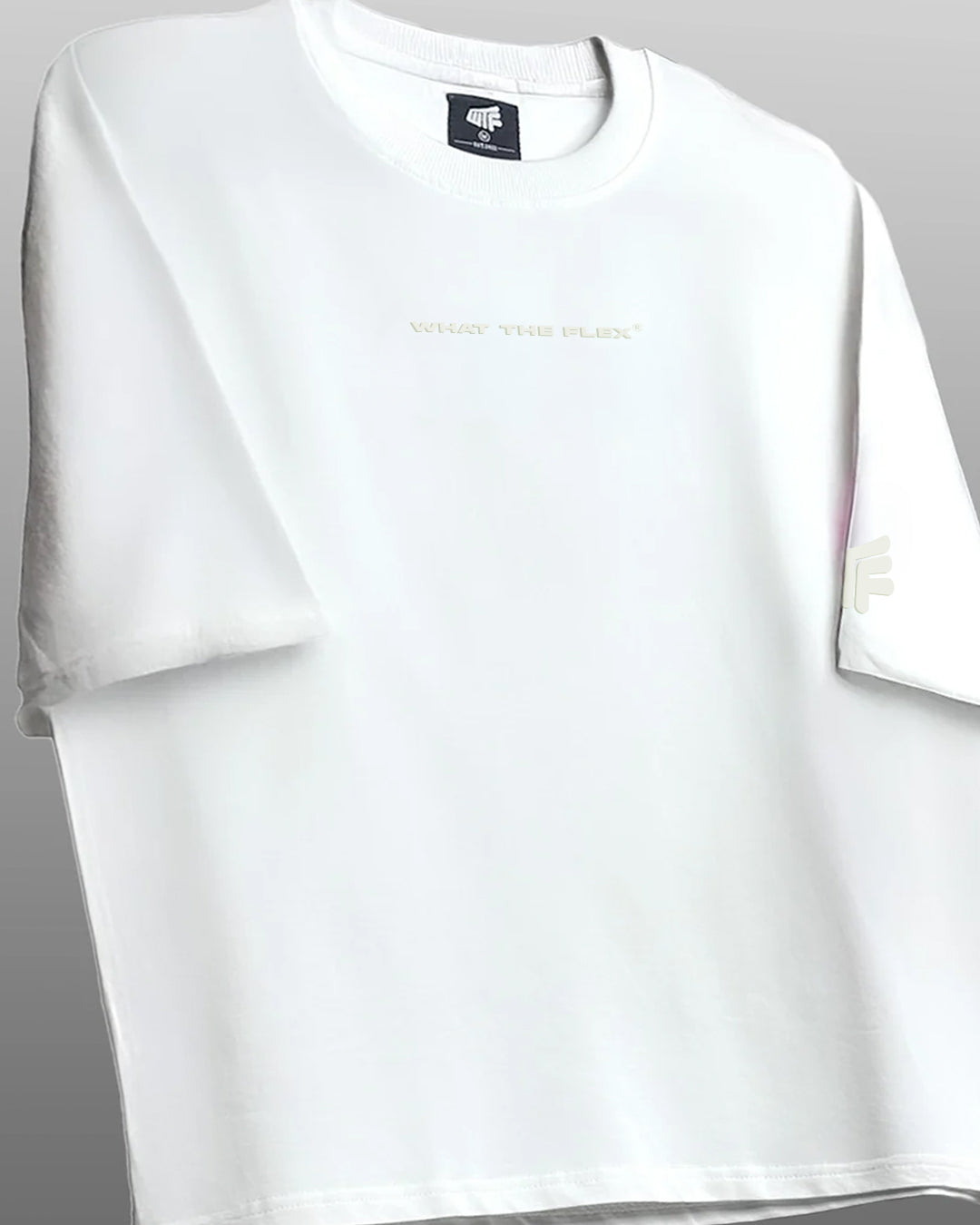 Raw White Boxy-Fit T-Shirt