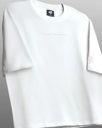 Raw White Boxy-Fit T-Shirt