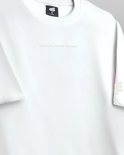 Raw White Boxy-Fit T-Shirt