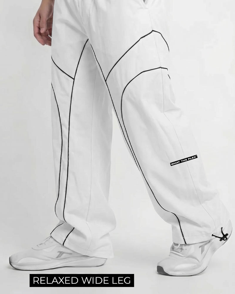 Baseline White Parachute Pants