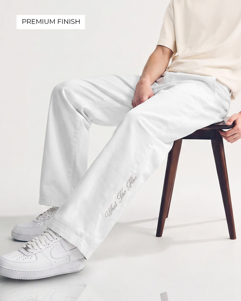 Structured Ivory Korean Pants