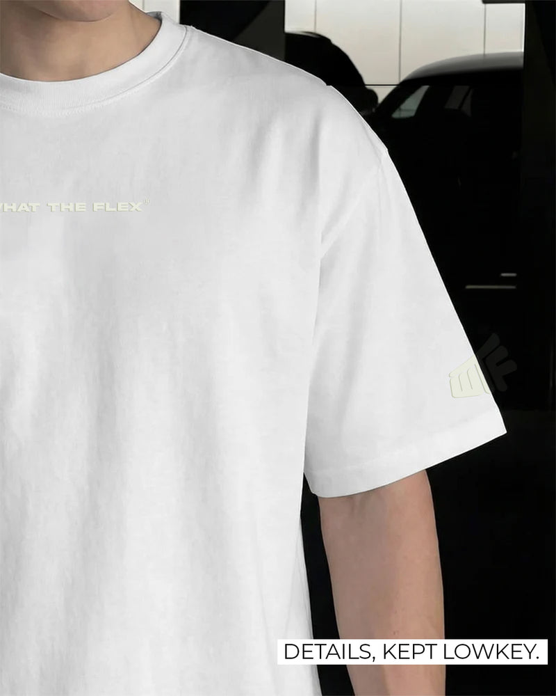 Raw White Boxy-Fit T-Shirt