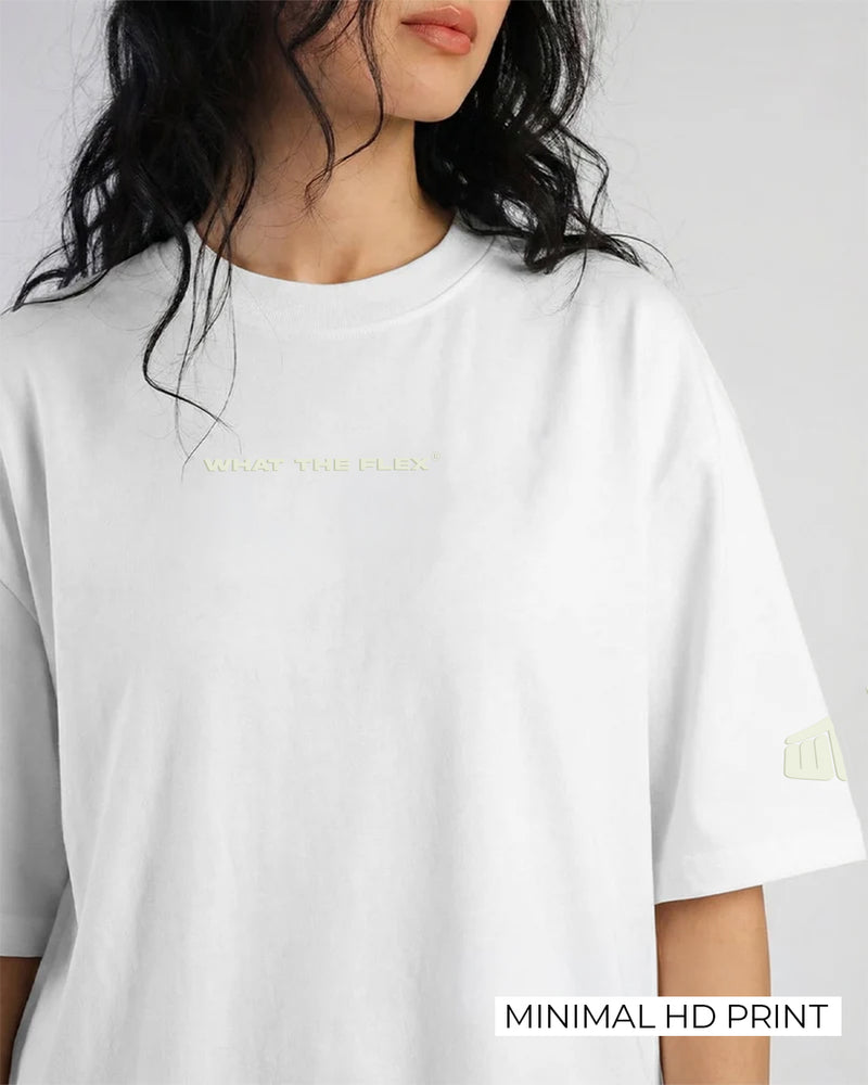 Raw White Boxy-Fit T-Shirt