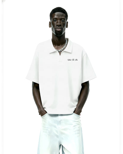 Off White Polo T-Shirt