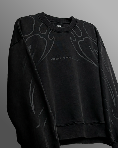 Wildfire Acid Wash Boxy-Fit Sweatshirt