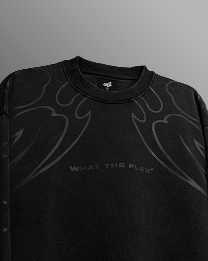 Wildfire Acid Wash Boxy-Fit Sweatshirt