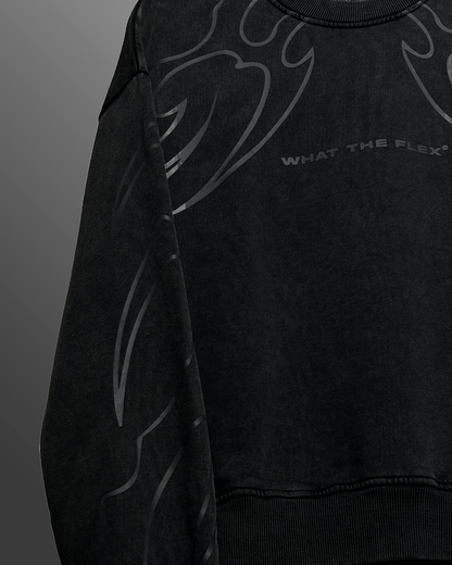 Wild Fire Acid Wash Sweatshirt