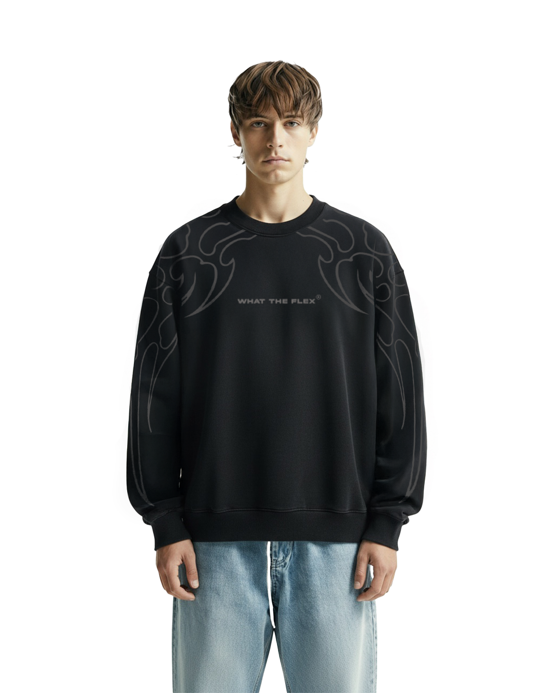 Wild Fire Acid Wash Sweatshirt