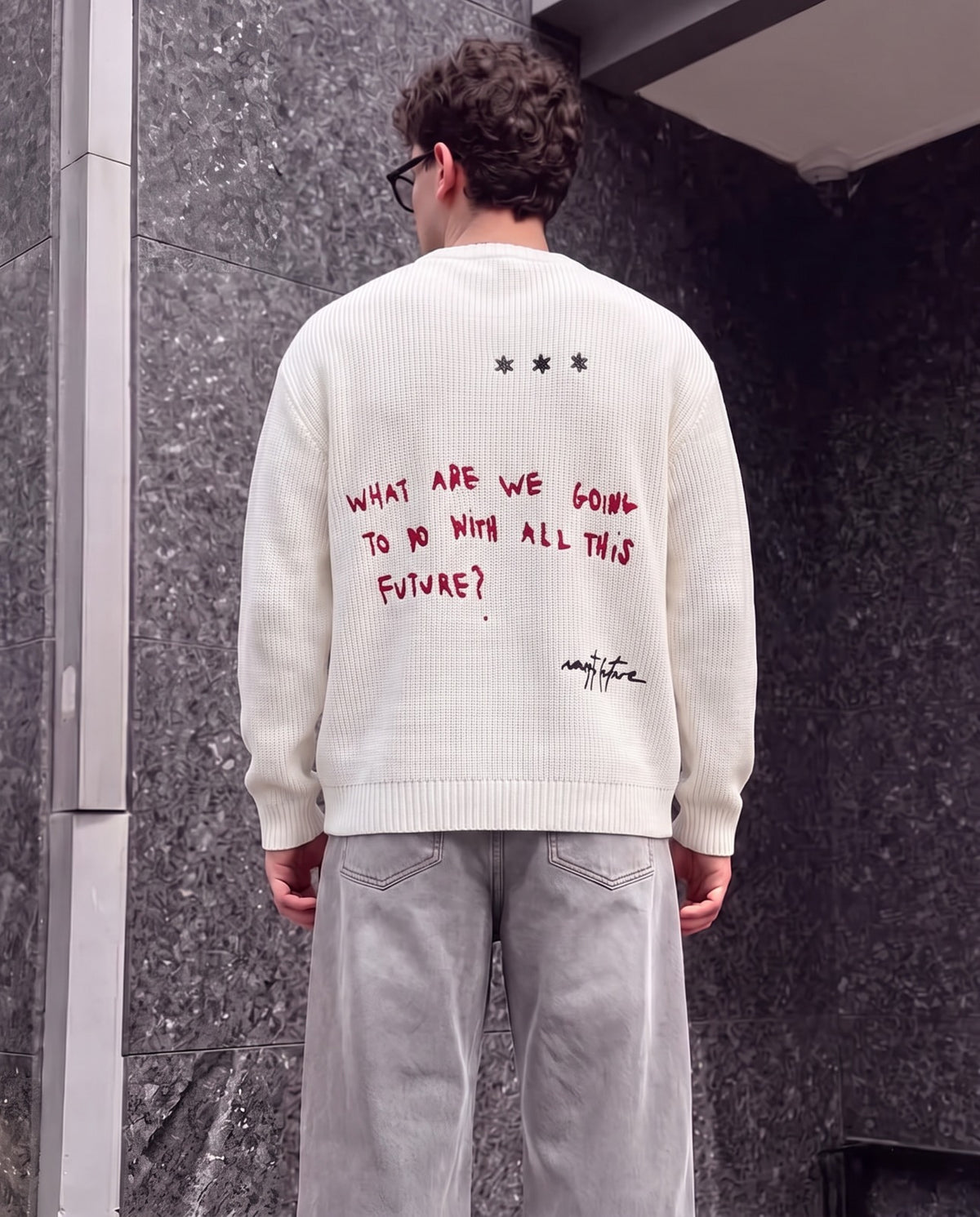 Nasty Future Full Sleeves Knit T-Shirt