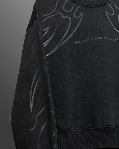 Wild Fire Acid Wash Sweatshirt