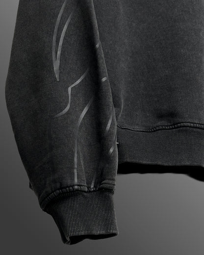 Wild Fire Acid Wash Sweatshirt