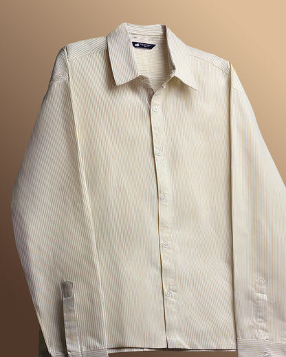 Basic Yellow Striped Shirt