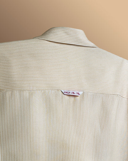 Basic Yellow Striped Shirt