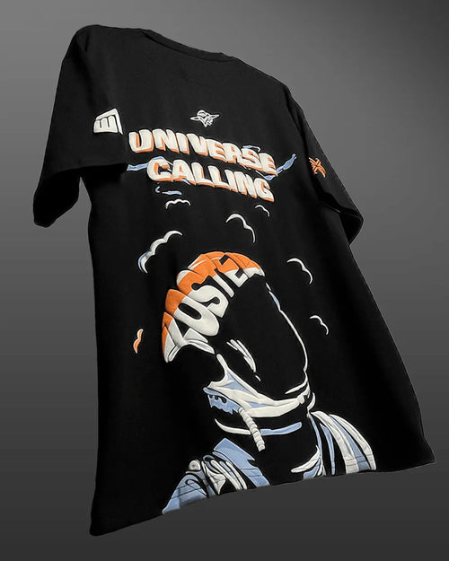 Zostel Universe Calling Oversized T-shirt - WHAT THE FLEX