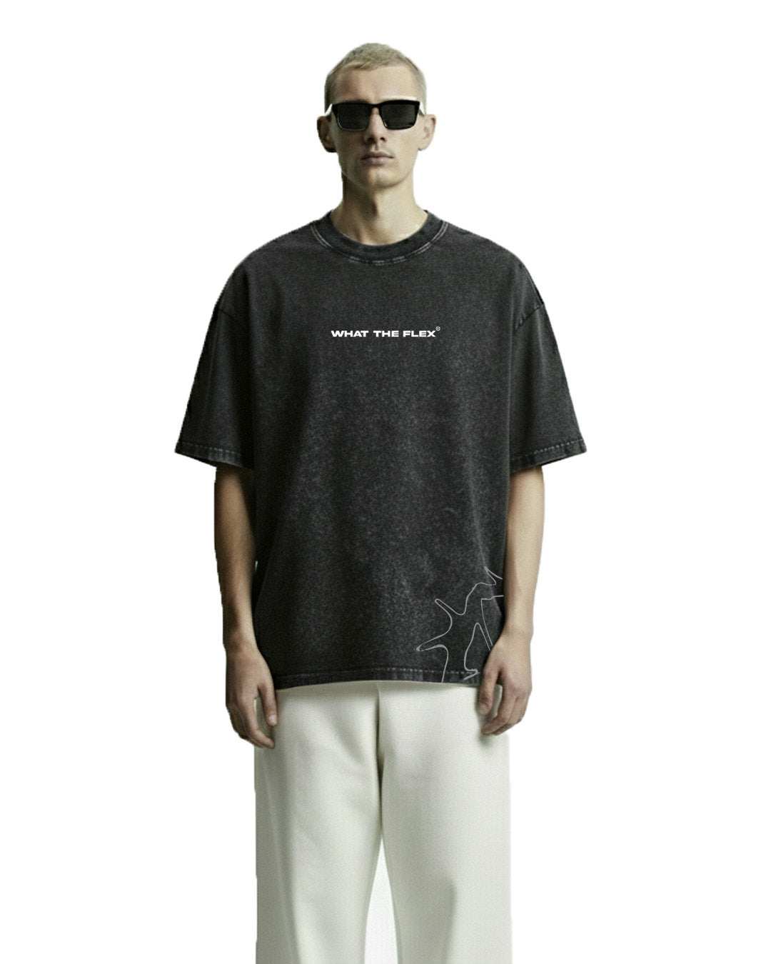 Apocalyptic Black Printed Acid Wash T-Shirt – WHAT THE FLEX