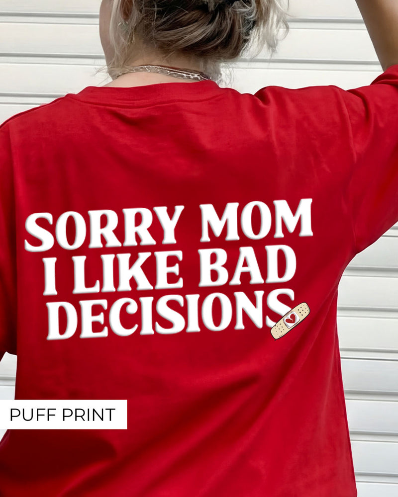Bad Decisions Boxy-Fit T-shirt