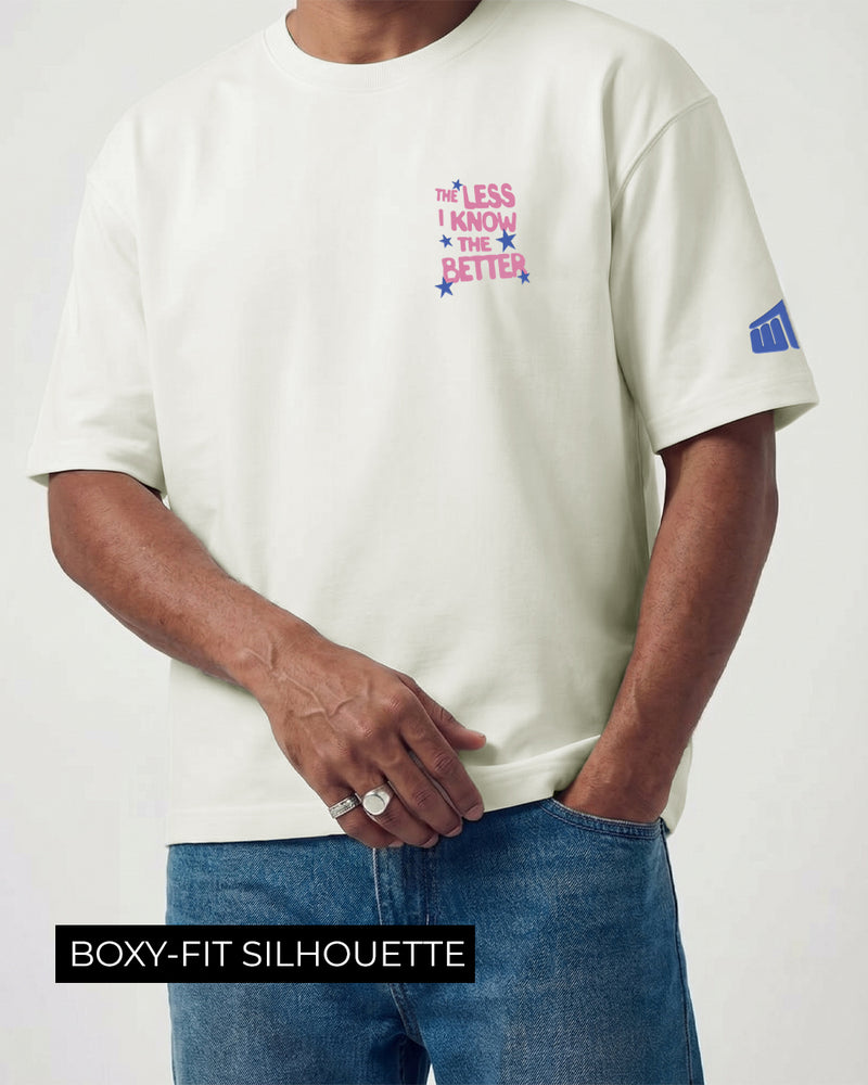 Better Boxy-Fit Off-White T-shirt