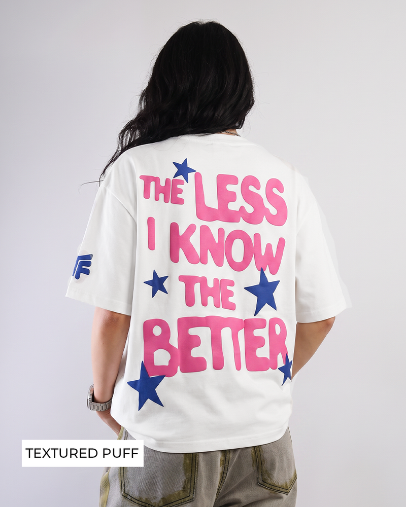 Better Boxy-Fit Off-White T-shirt For Women.
